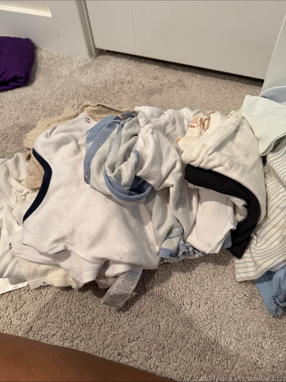 Unbranded White and Light Blue Kids Short-Sleeve Shirt Pack